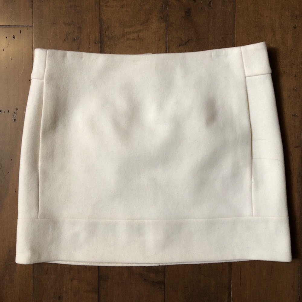 J. Crew Wool Mini Skirt Fully Lined w/Pockets sz10 - Picture 6 of 6